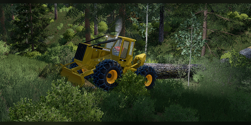 Cover image for JD 540gIII Cable Skidder ( Yellow 90's Style )