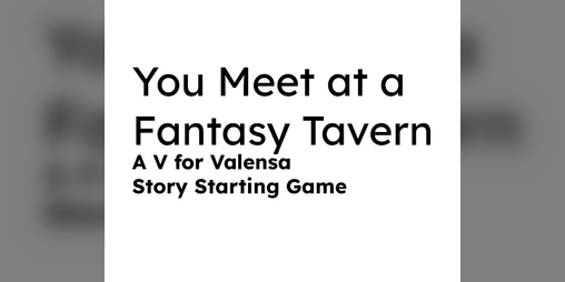 Cover image for You Meet at a Fantasy Tavern