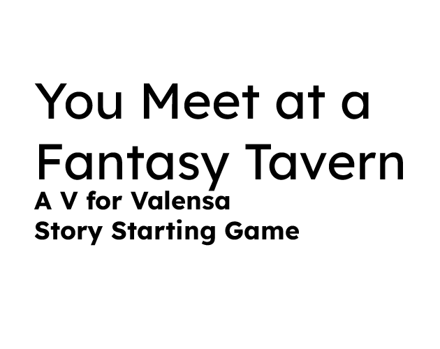Cover image for You Meet at a Fantasy Tavern