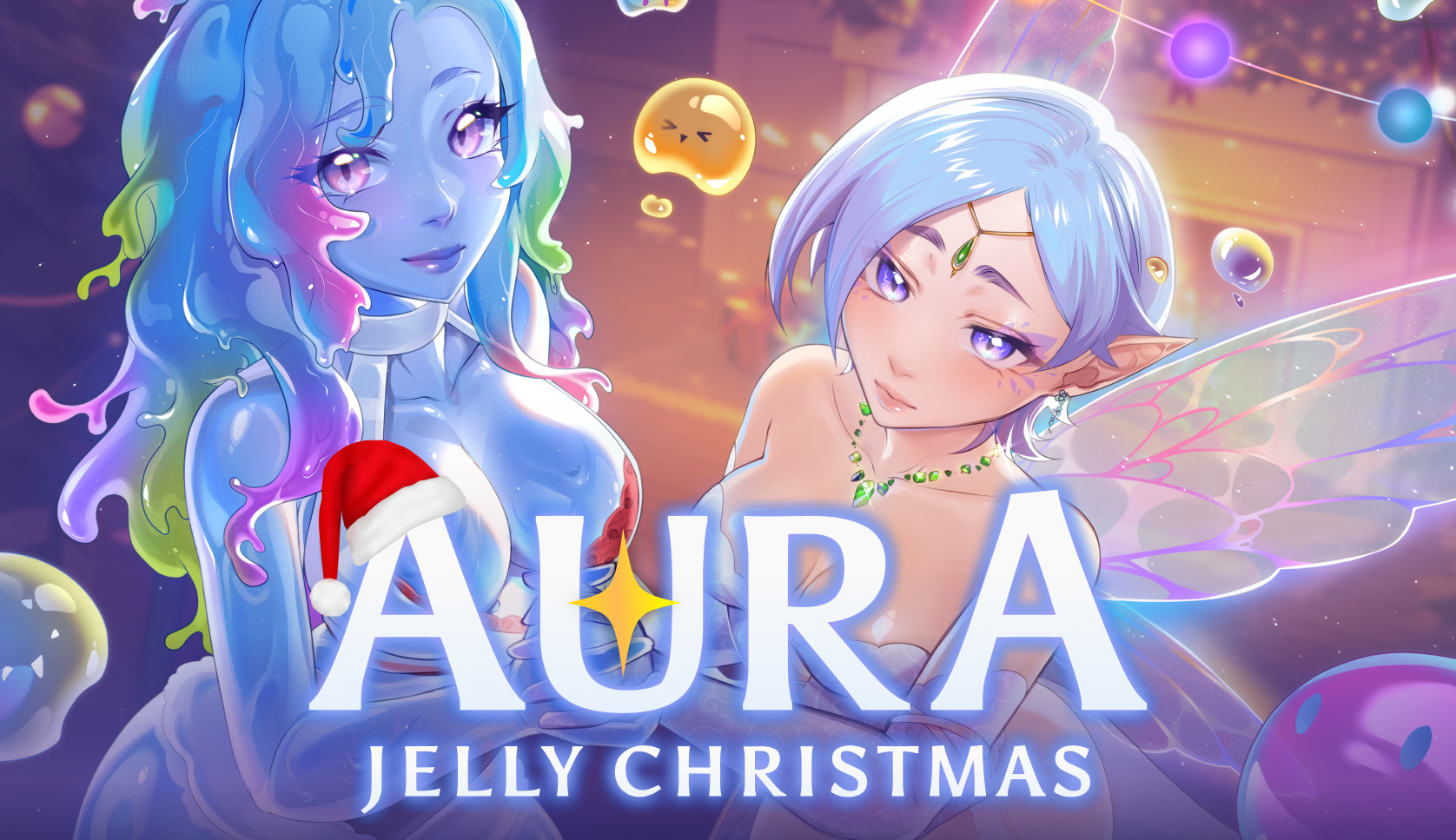 AURA - Devlog about Jelly Christmas DLC 🎄 - AURA: Hentai Cards | October  20 - Steam Release by TOPHOUSE