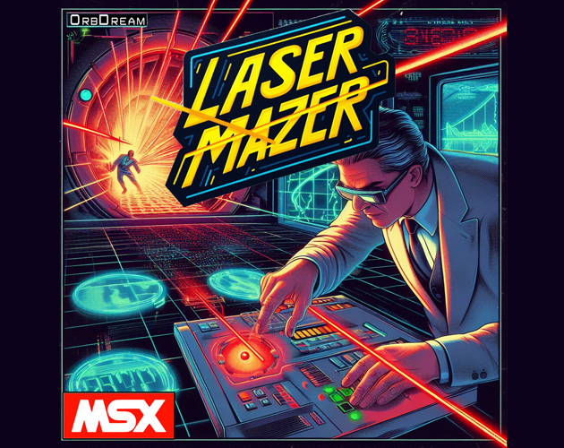 Laser Mazer for MSX by OrbDream