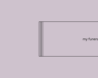 my funeral
