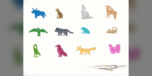Cover image for Beasts In Shining Beads