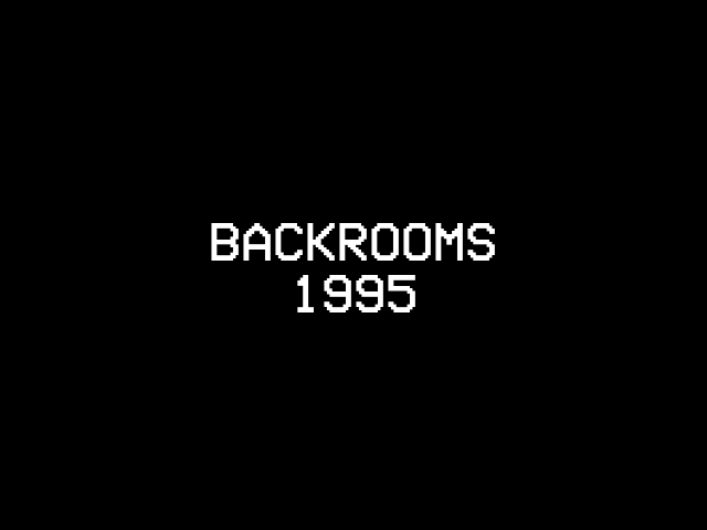 Cover image for Backrooms 1995