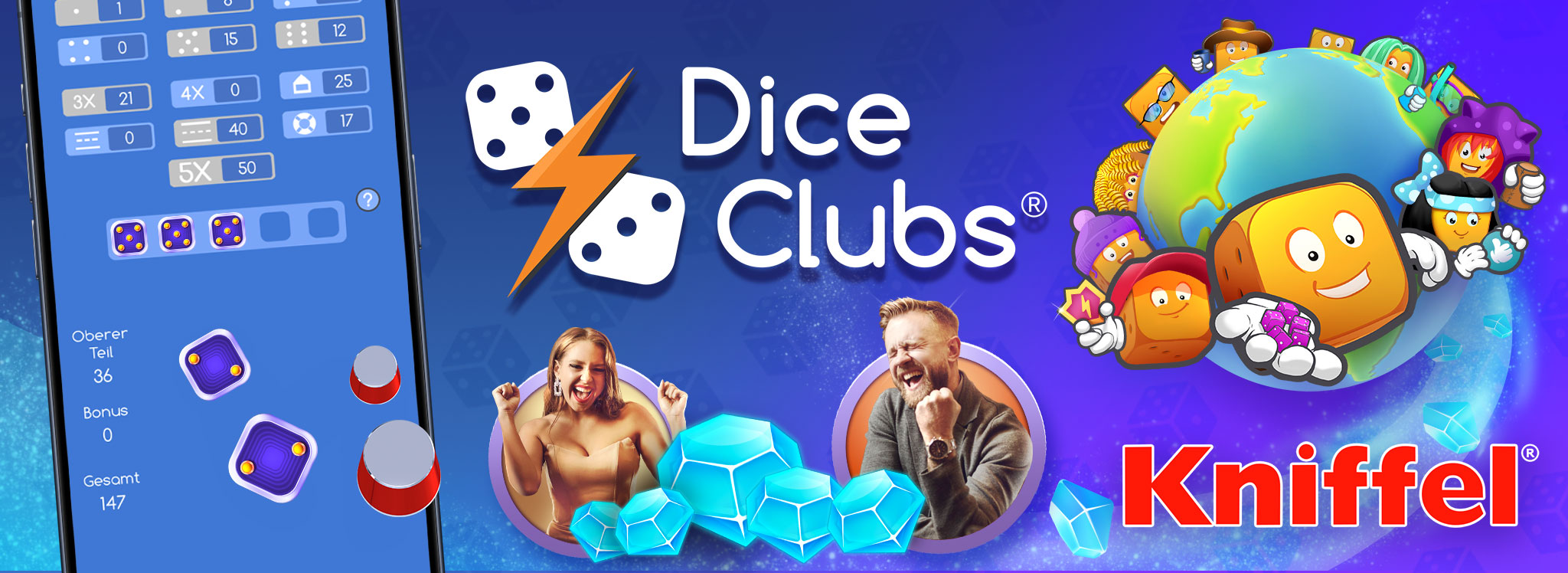 Kniffel Dice Clubs