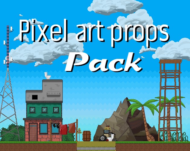Pixel art props - Asset pack by Afghan_Goat