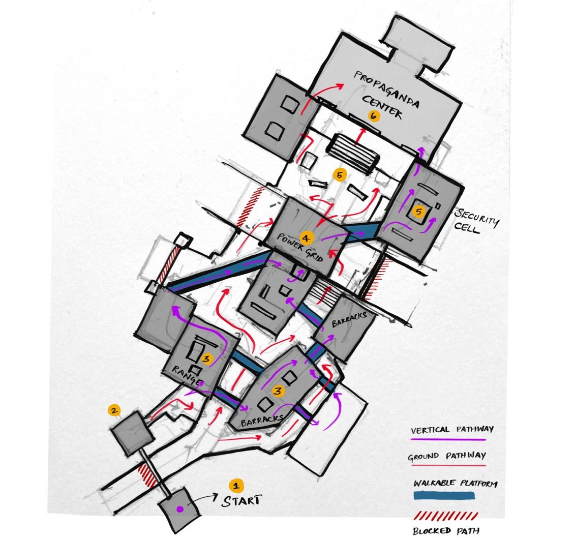 PROPAGANDA BASE LEVEL LAYOUT