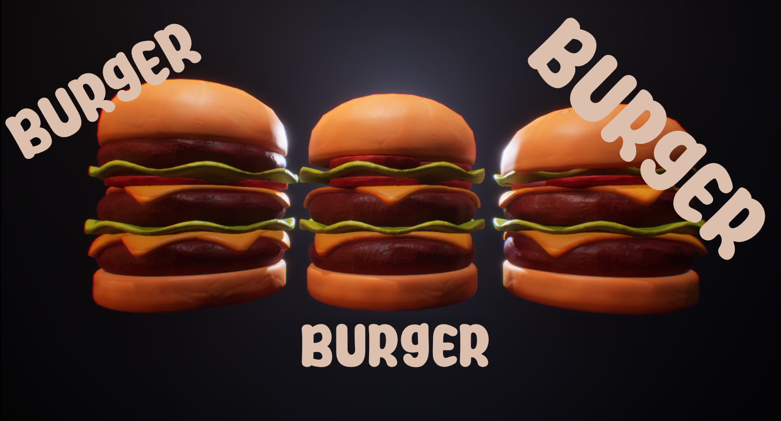 Free Burger Game Asset
