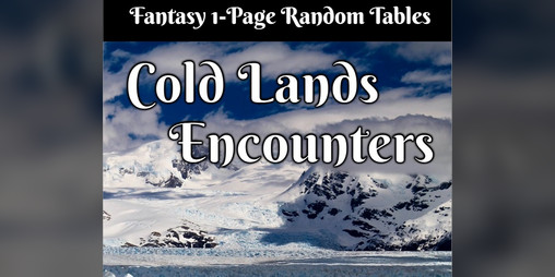 Cover image for Fantasy Cold Lands Encounters