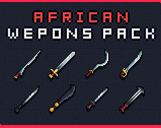 32x32 anime style weapons - #pixelart