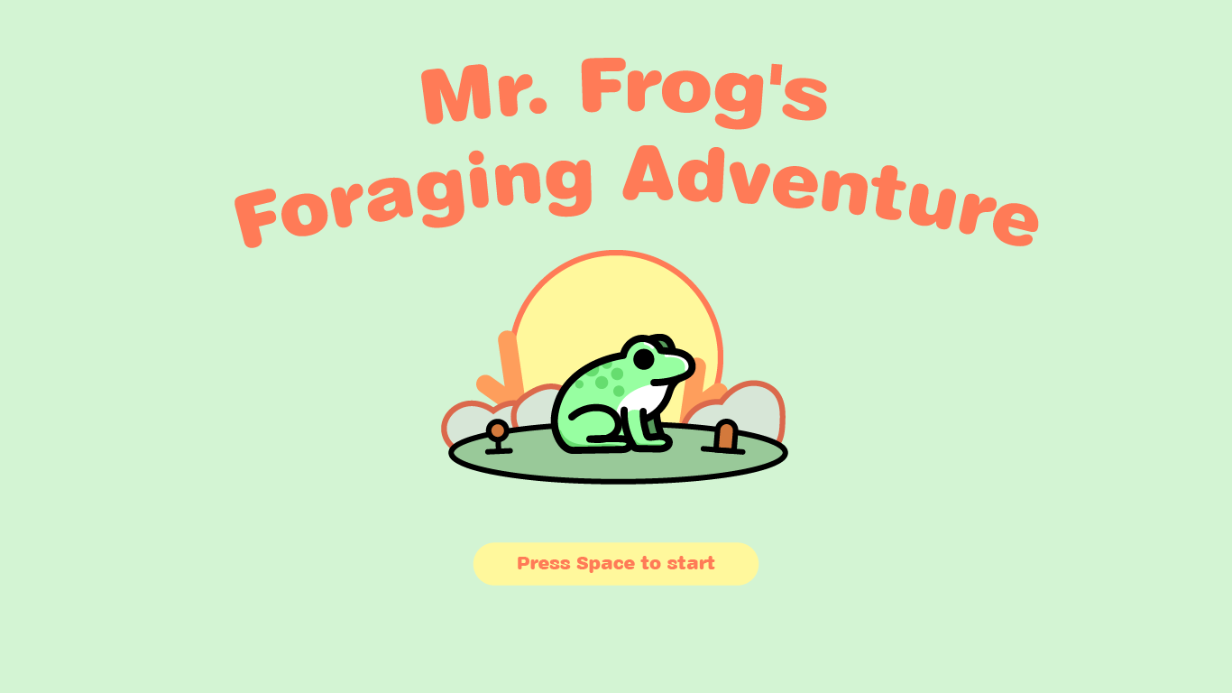 Mr. Frog's Foraging Adventure