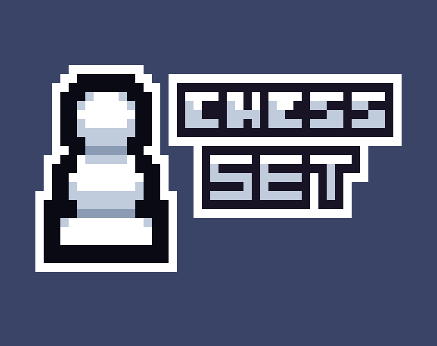 Chess Set - Pixel Art by WildLife