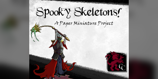 Cover image for Spooky Skeletons!: A Paper Miniature Collection
