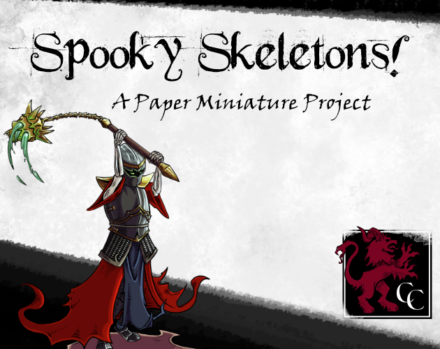 Cover image for Spooky Skeletons!: A Paper Miniature Collection