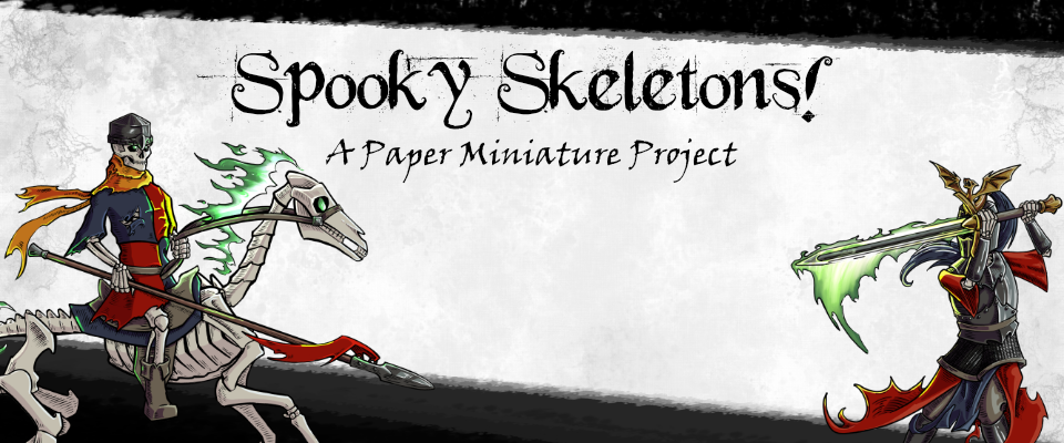 Spooky Skeletons!: A Paper Miniature Collection