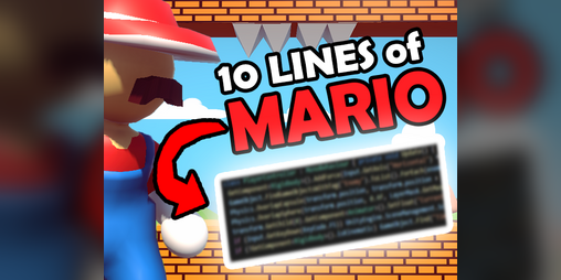 Cover image for 10 Lines of Mario
