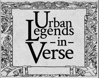 Urban Legends in Verse  