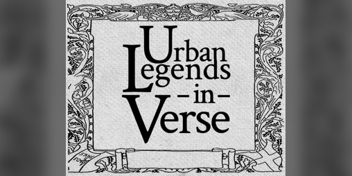 Cover image for Urban Legends in Verse