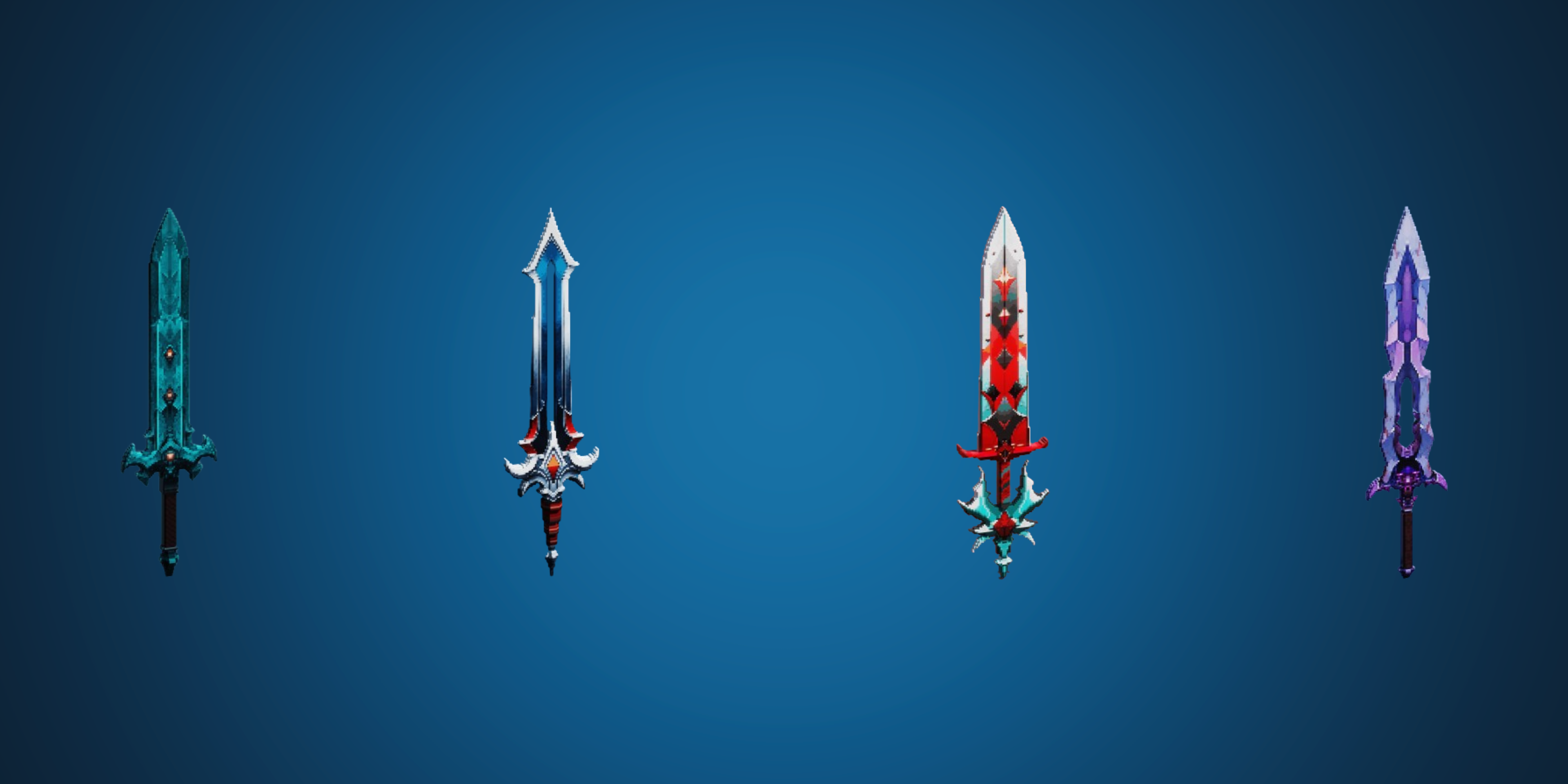 Voxel Epic swords