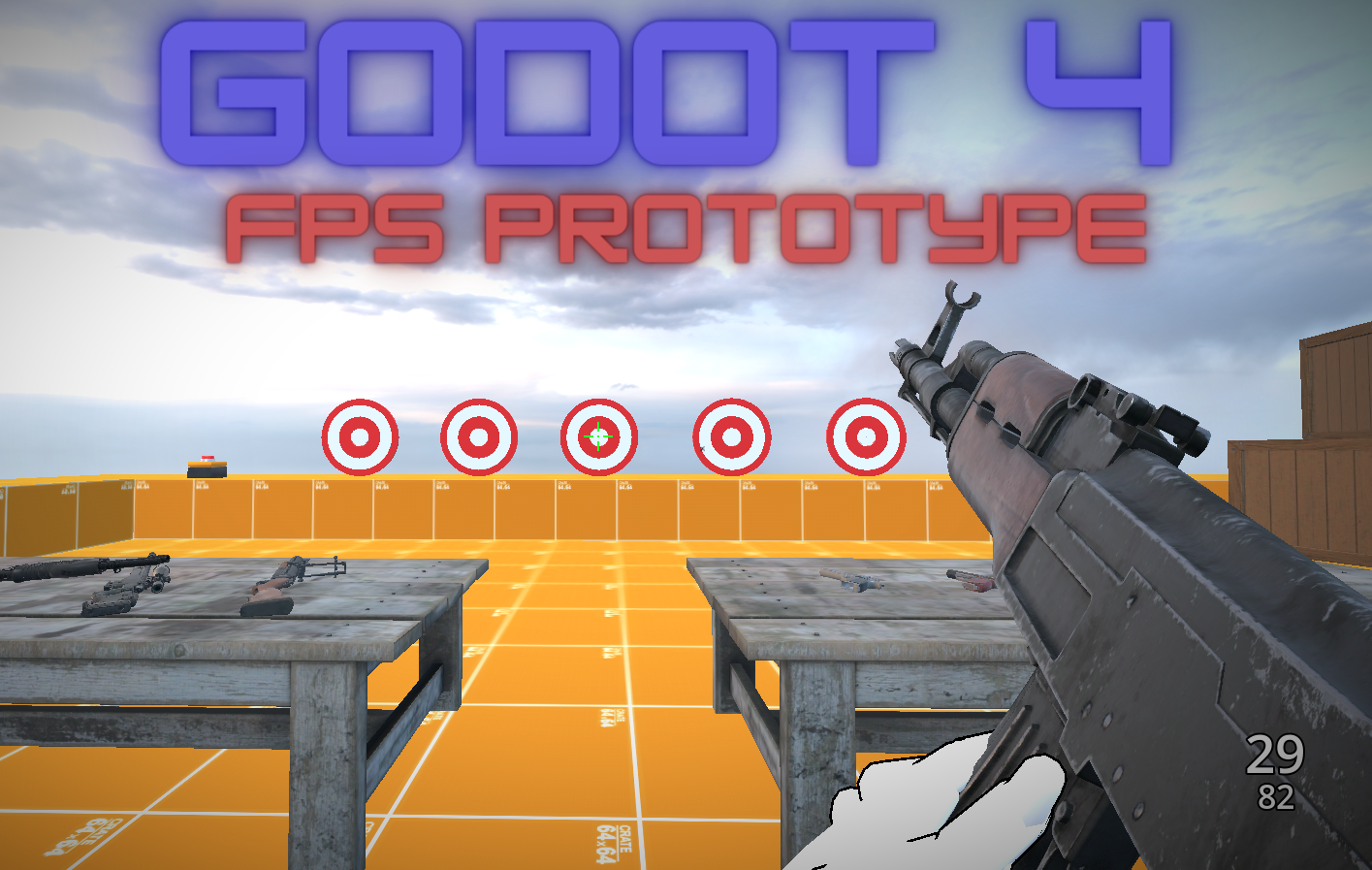 Godot 4 FPS Prototype Demo by BurritoBrawler