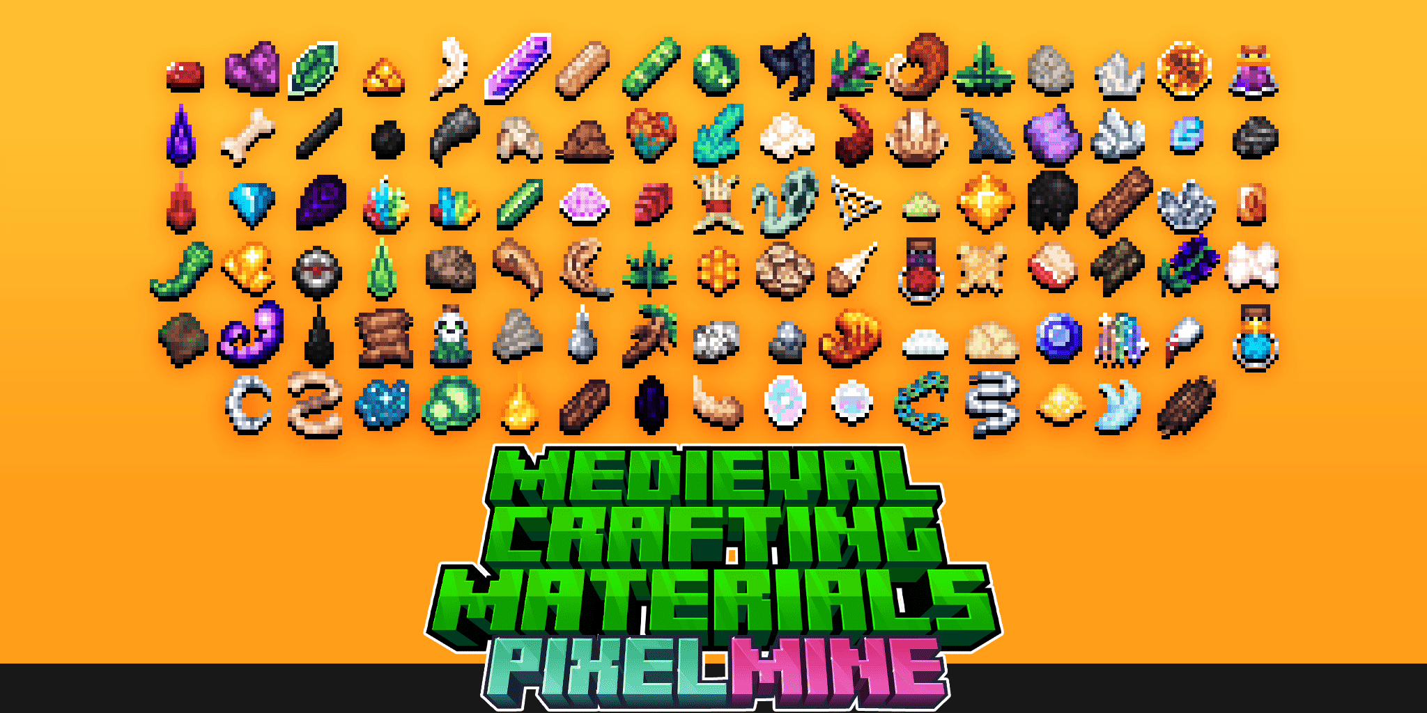 100 Medieval Crafting Icons