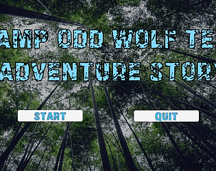 Camp Odd Wolf Text Adventure Game