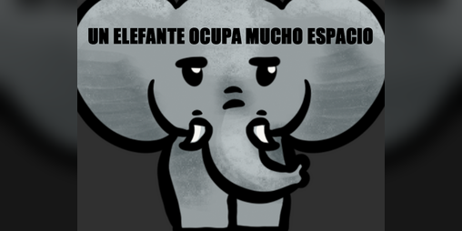 Cover image for Un Elefante Ocupa Mucho Espacio