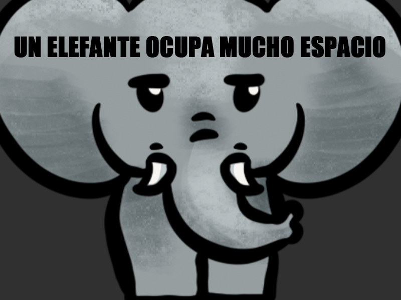 Cover image for Un Elefante Ocupa Mucho Espacio