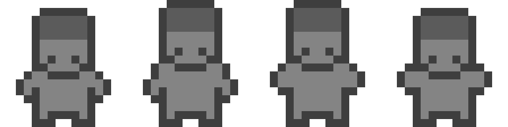 16X16 Top-Down - blank character - by: Aleifr