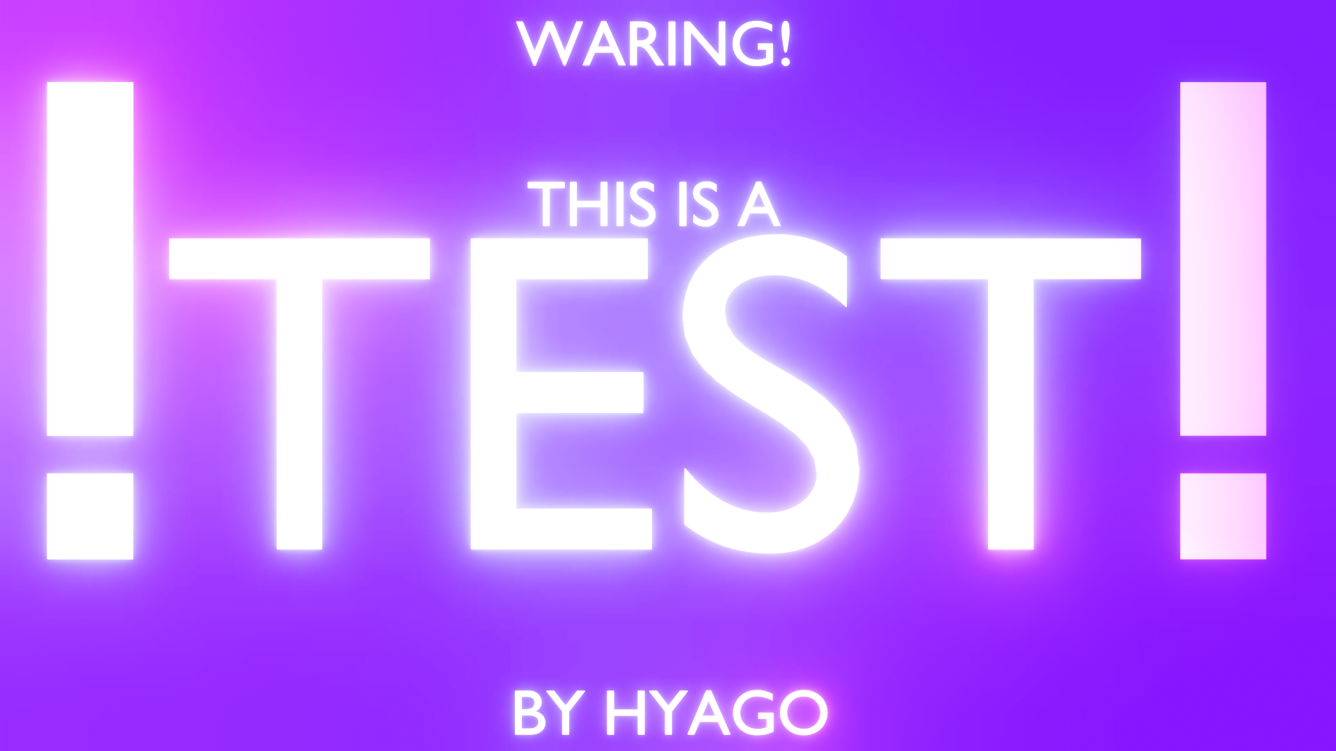 !THIS IS A TEST!