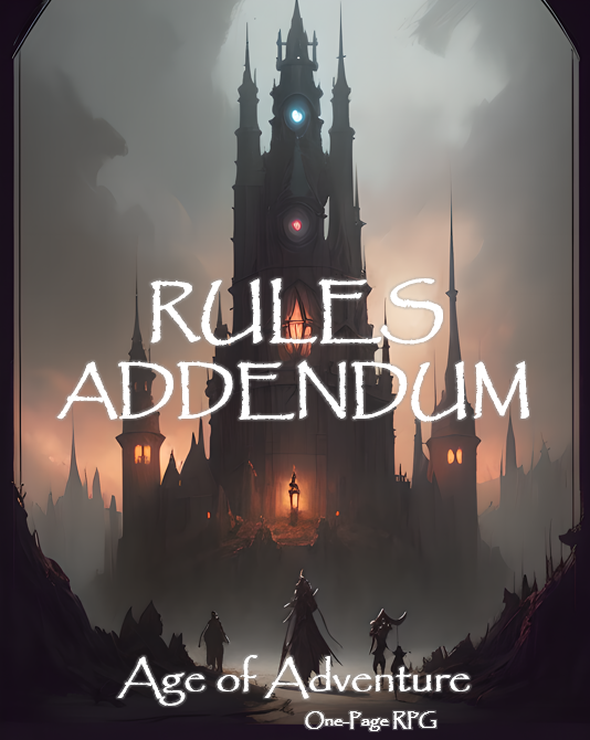 Version 2.0 - Age of Adventure RPG - Rules Addendum (v2.4) by ...