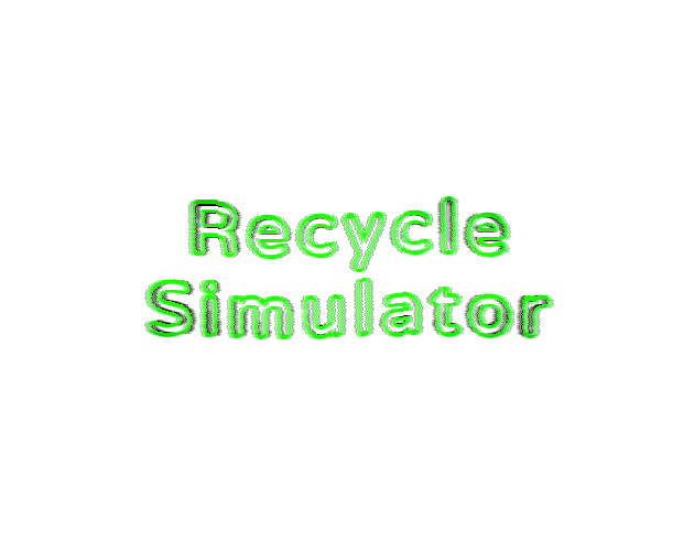 Recycle Simulator