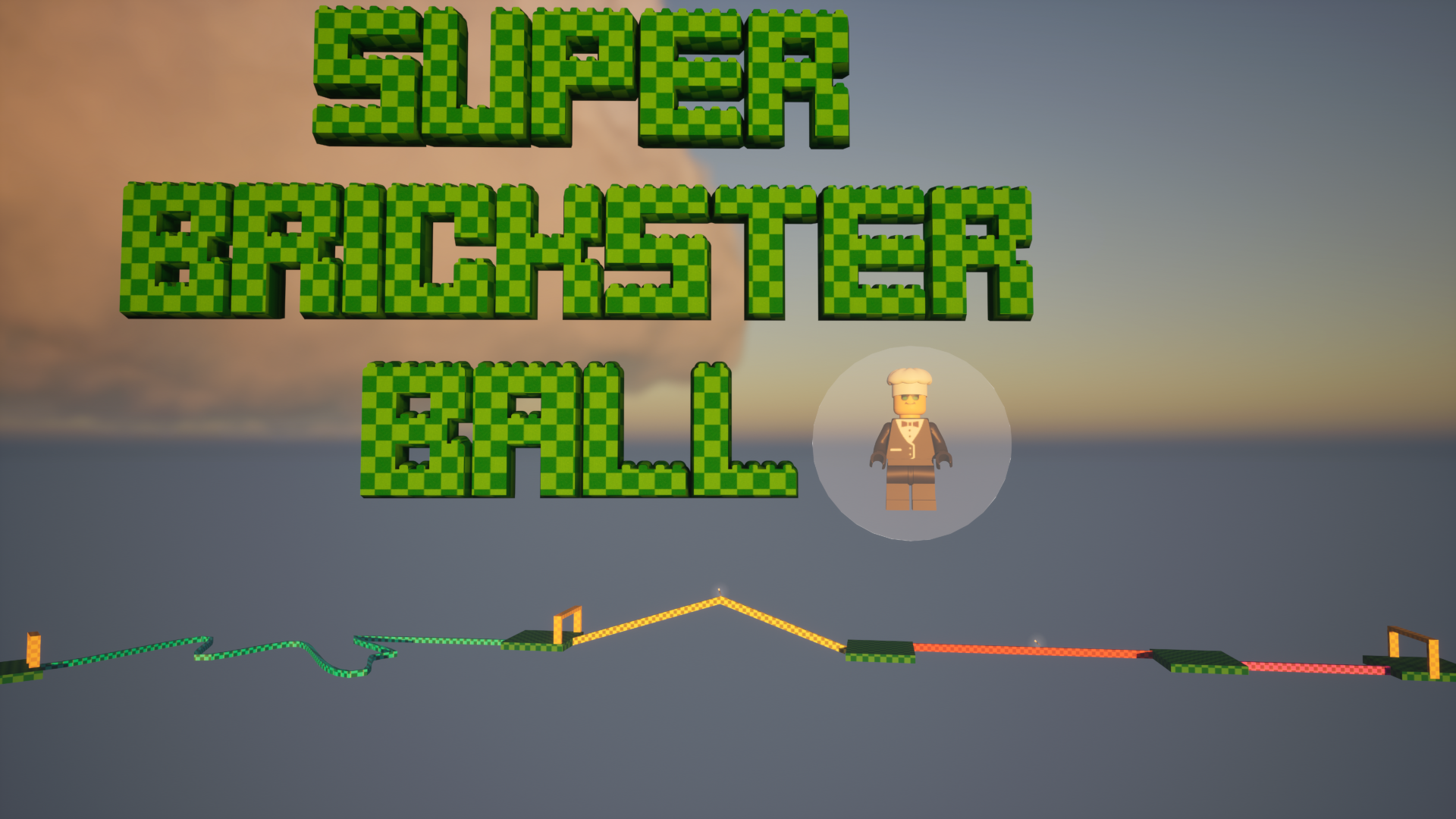 Super Brickster Ball - Challenging Rollerball Game