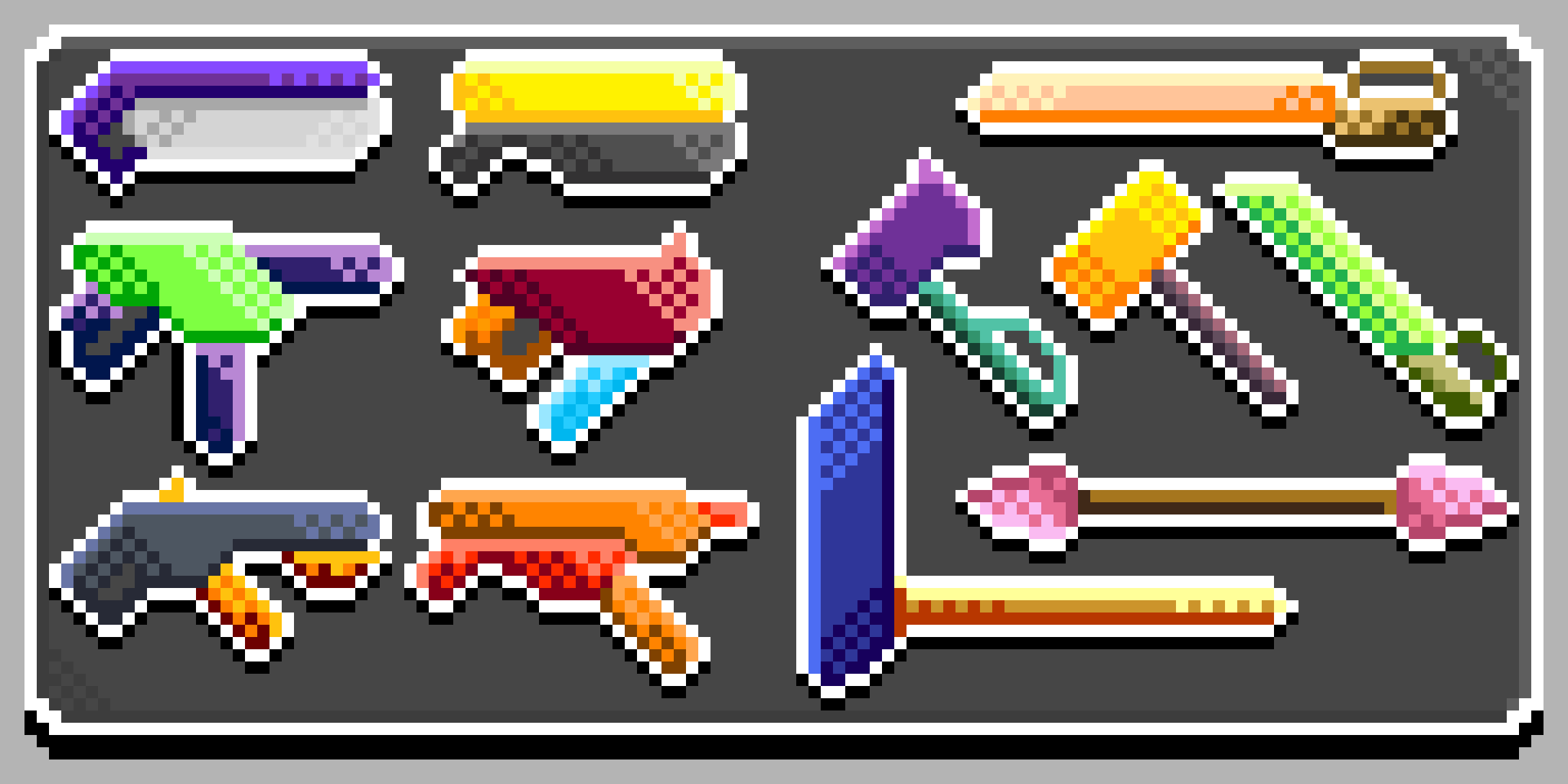 Pixel Guns And Swords Asset By Duxdevgames