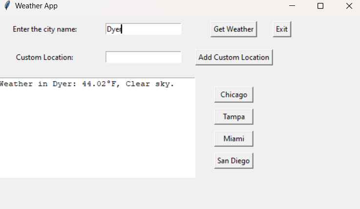 Weather App By Willisthehy