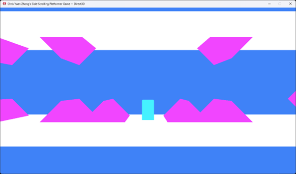 A Side-Scrolling Platformer Built by My Game Engine