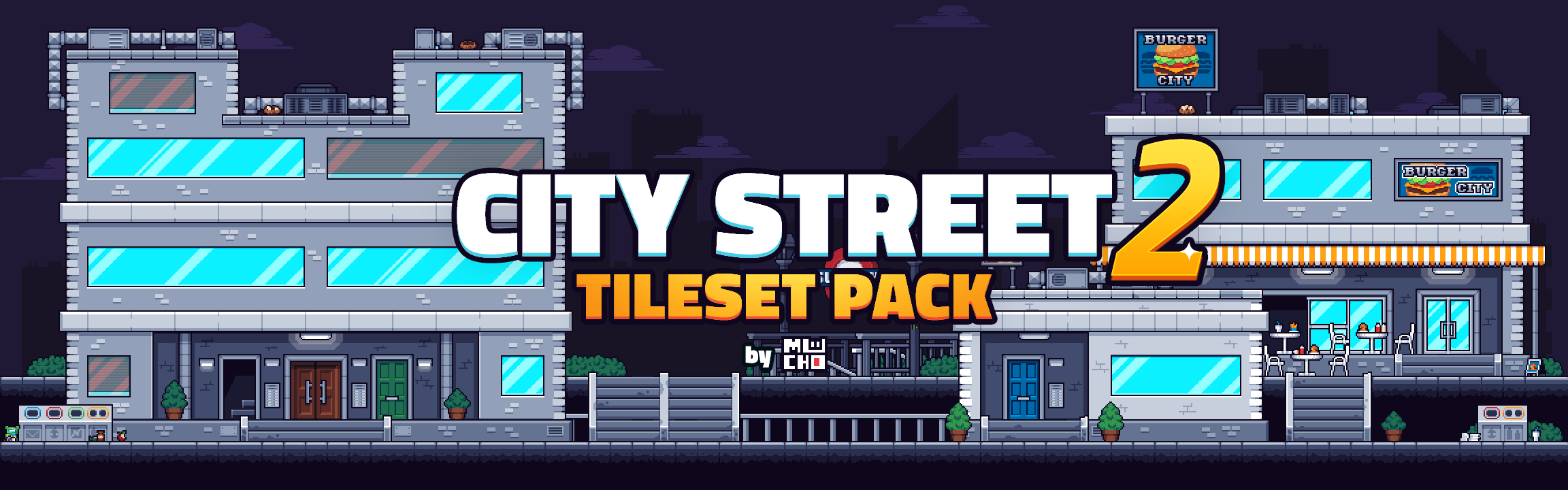 City Street 2 Tileset Pack