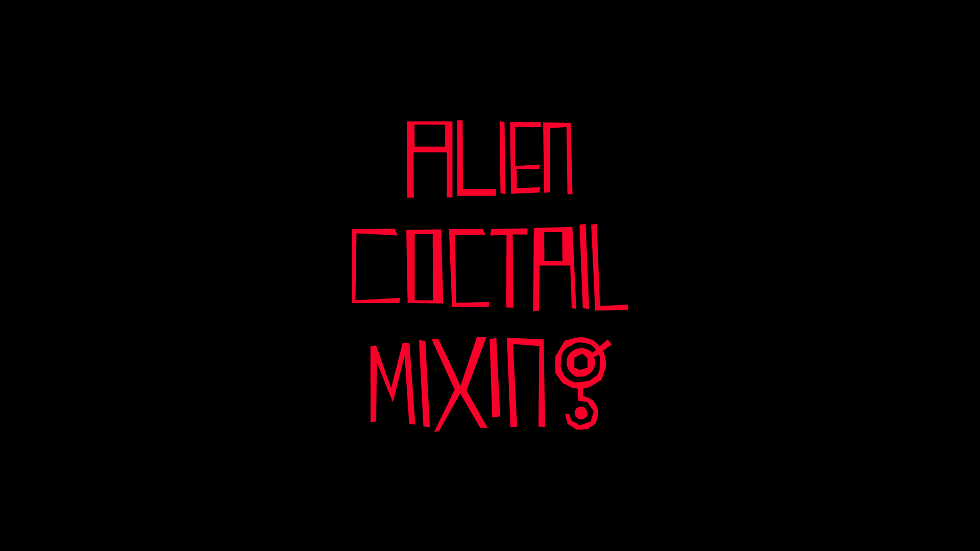 Alien Cocktail Mixing
