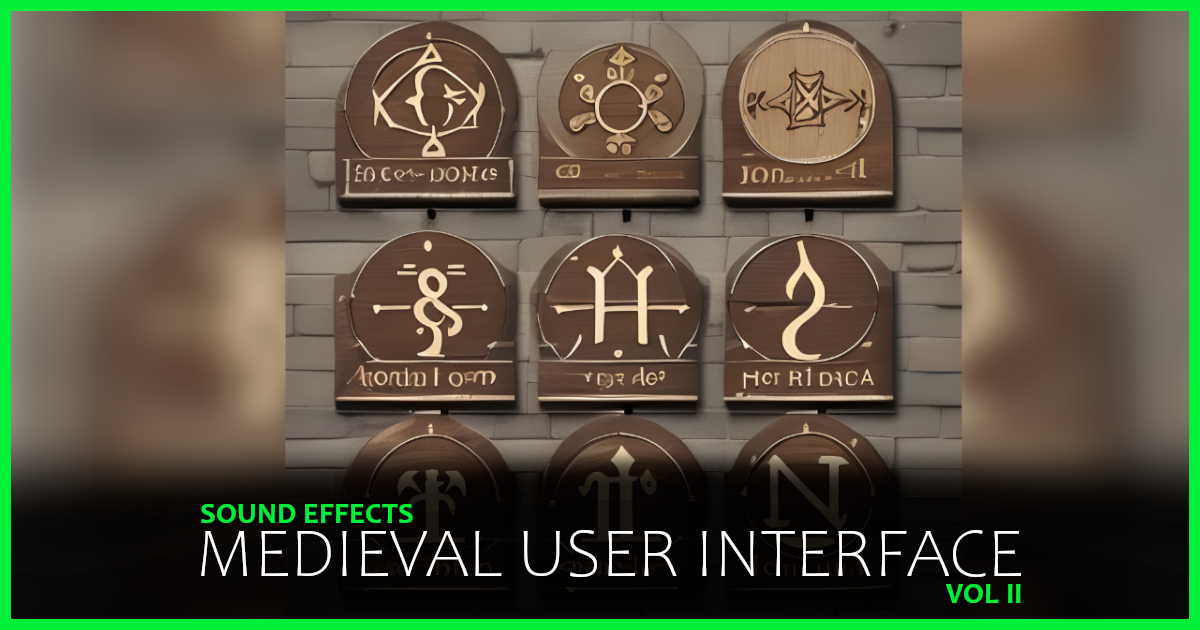 Medieval User Interface - Sound Effects Volume II