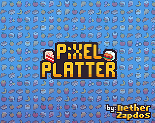 Ícone de comida de pixel definido para jogos ou aplicativos móveis