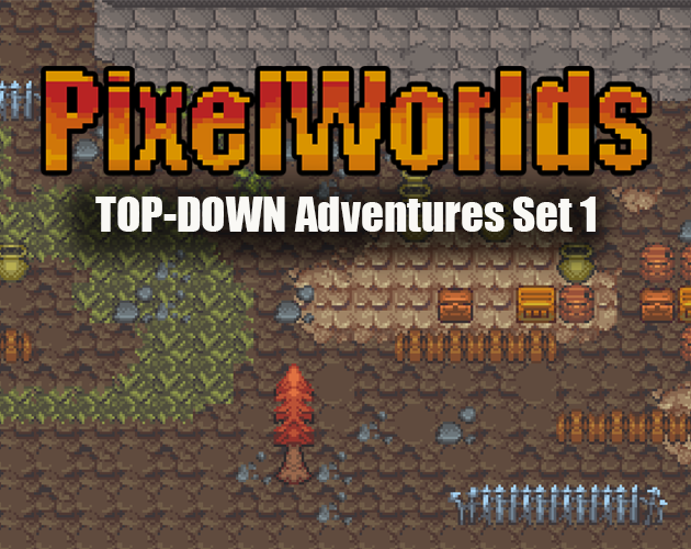 PixelWorlds - Top down adventures set 1