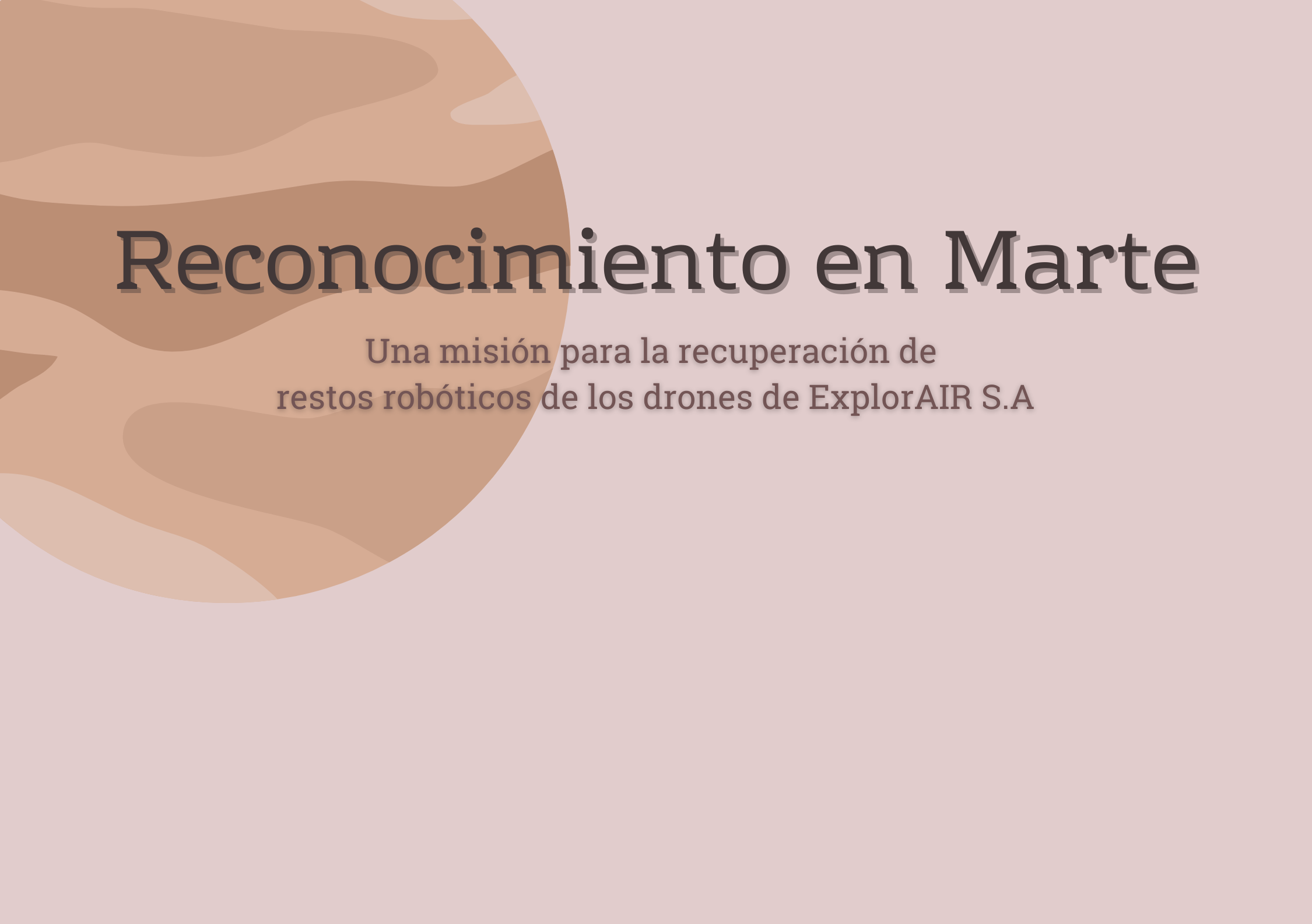 Reconocimiento en Marte