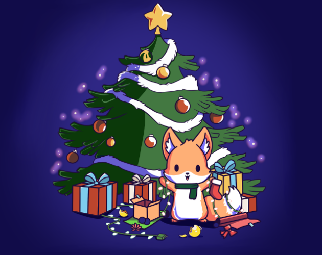 Merry Foxmas By Bunnypun