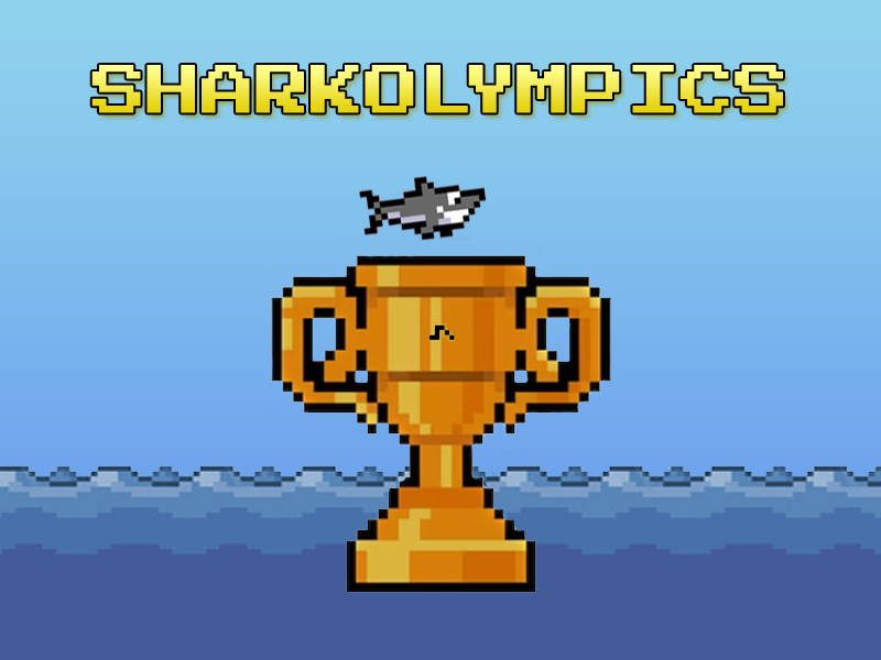 Shark Olympics by filipepsilva