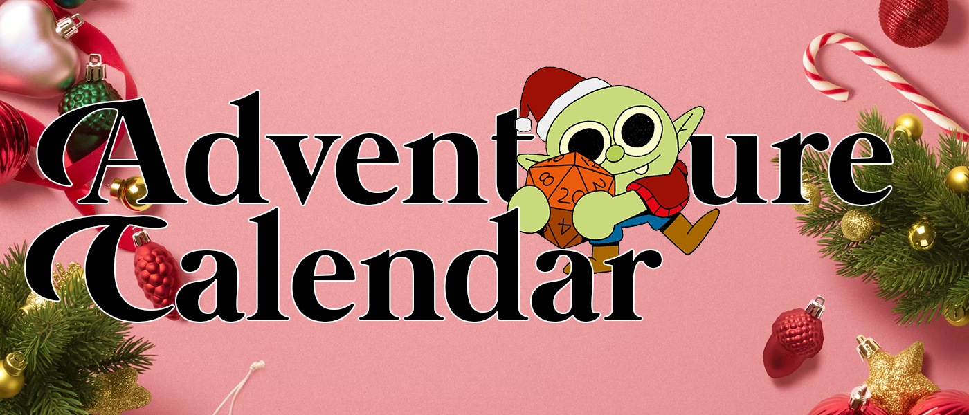 The Adventure Calendar - Entries 1 to 12