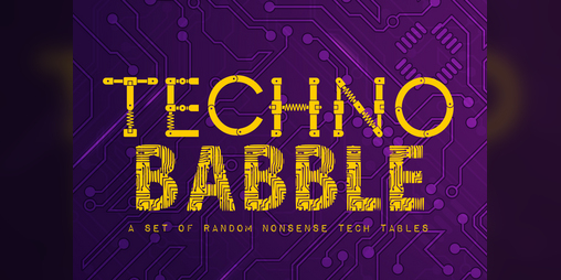 Cover image for Technobabble