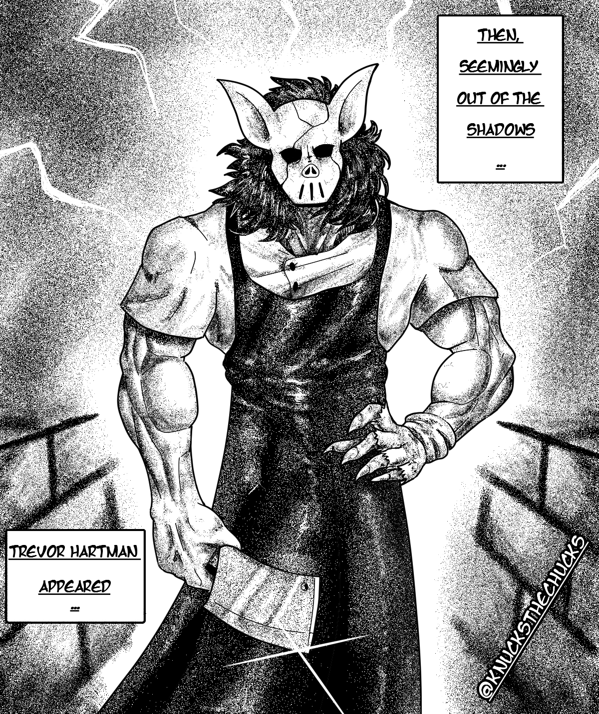 Manga - Escape the Abattoir Man AV by Knucklesthechuckles