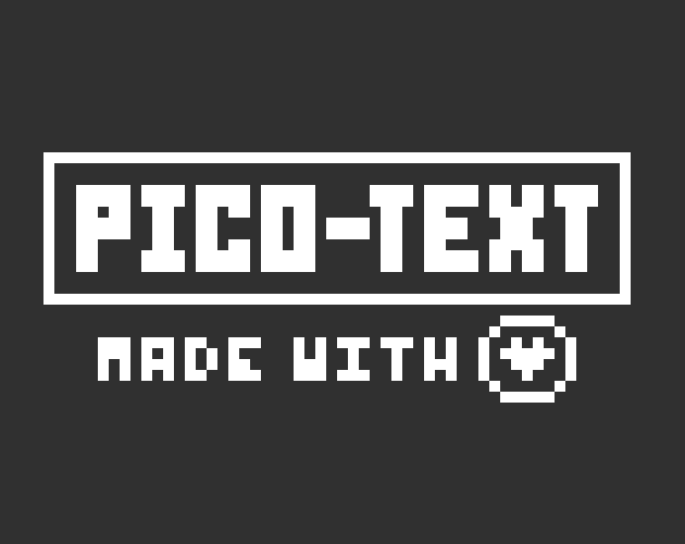 PICO-TEXT by Fletch