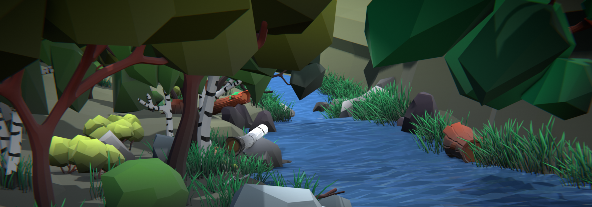 Enchanted Woodlands: Complete Low Poly Forest Collection