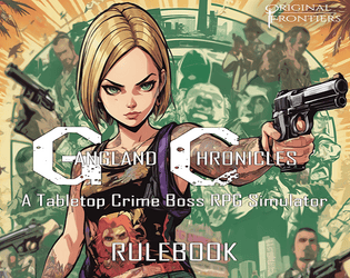 Gangland Chronicles - Print and Play  